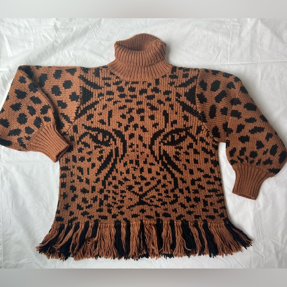 FARM Rio Onça Pintada knitted Sweater